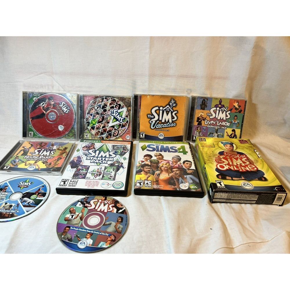 The‎ Sims PC Mac Game Lot Sims 4 Limited Sims 3 Starter Pets Expansion Packs